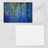 Claude Monet - Water Lilies met sluipende wilg Notitiekaartje (Voorkant / Achterkant)