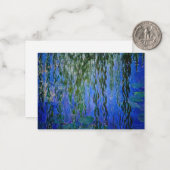 Claude Monet - Water Lilies met sluipende wilg Notitiekaartje (Voorkant / Achterkant in situ)