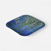 Claude Monet - Water Lilies met sluipende wilg Papieren Bordje (Gebogen)