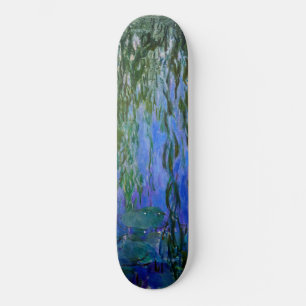 Claude Monet - Water Lilies met sluipende wilg Persoonlijk Skateboard