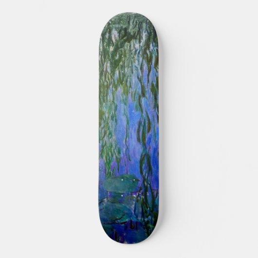 Claude Monet - Water Lilies met sluipende wilg Persoonlijk Skateboard (Voorkant)