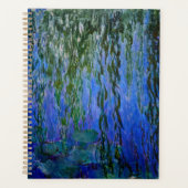 Claude Monet - Water Lilies met sluipende wilg Planner (Voorkant)