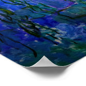 Claude Monet - Water Lilies met sluipende wilg Poster (Hoek)