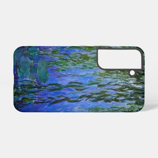 Claude Monet - Water Lilies met sluipende wilg Samsung Galaxy Hoesje (Achterkant horizontaal)