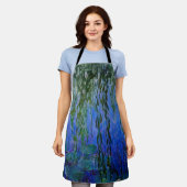 Claude Monet - Water Lilies met sluipende wilg Schort (Gedragen)