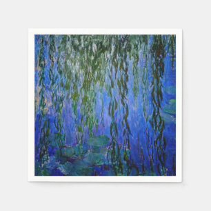 Claude Monet - Water Lilies met sluipende wilg Servet