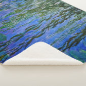 Claude Monet - Water Lilies met sluipende wilg Sherpa Deken (3/4)
