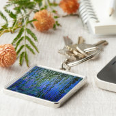 Claude Monet - Water Lilies met sluipende wilg Sleutelhanger (Zijkant)