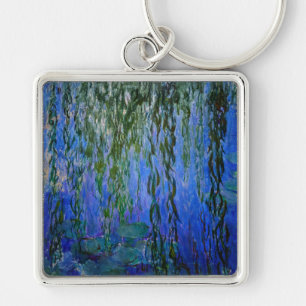 Claude Monet - Water Lilies met sluipende wilg Sleutelhanger