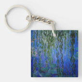Claude Monet - Water Lilies met sluipende wilg Sleutelhanger (Voorkant)