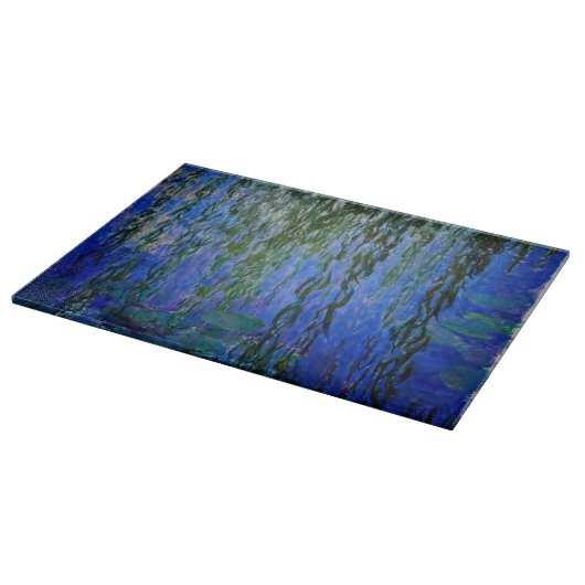 Claude Monet - Water Lilies met sluipende wilg Snijplank (Hoek)