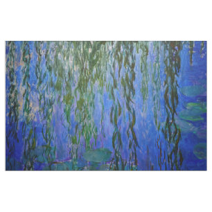 Claude Monet - Water Lilies met sluipende wilg Stof