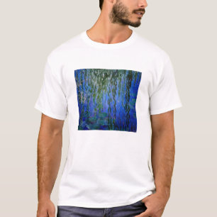 Claude Monet - Water Lilies met sluipende wilg T-shirt