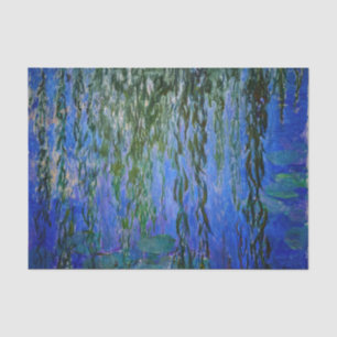 Claude Monet - Water Lilies met sluipende wilg Tissuepapier