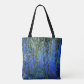 Claude Monet - Water Lilies met sluipende wilg Tote Bag (Achterkant)