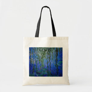 Claude Monet - Water Lilies met sluipende wilg Tote Bag