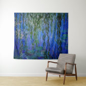 Claude Monet - Water Lilies met sluipende wilg Wandkleed (In Situ (horizontaal))