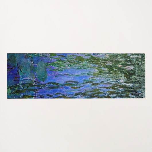 Claude Monet - Water Lilies met sluipende wilg Yogamat (Achterkant (horizontaal))