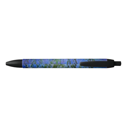 Claude Monet - Water Lilies met sluipende wilg Zwarte Inkt Pen (Achterkant)
