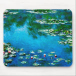 Claude Monet-Water-Lilies Muismat<br><div class="desc">Water-Lilies gemaakt in 1906,  is een van de beroemdste schilderijen van Claude Monet.Een elegant muismatje met blauw,  groen en geel voor Impressionistische liefhebbers en iedereen die echte mooie kunst waardeert.</div>