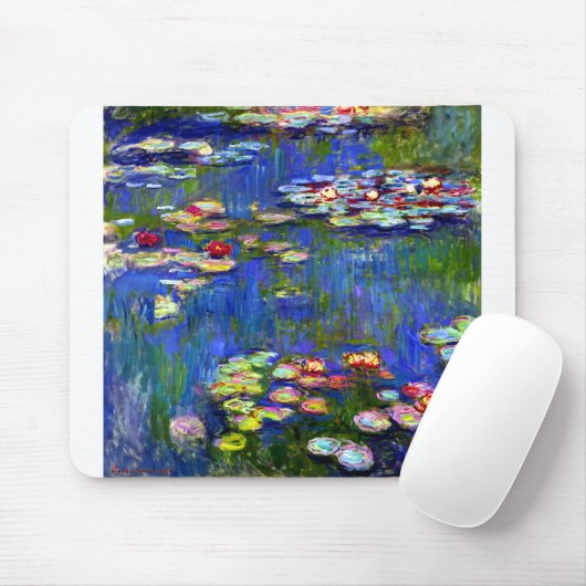 Claude Monet Water Lilies Muismat (Met muis)