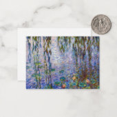 Claude Monet - Water Lilies Notitiekaartje (Voorkant / Achterkant in situ)