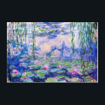 Claude Monet - Water Lilies / Nympheas 1919 Acryl Muurkunst<br><div class="desc">Water Lilies / Nympheas (W.1852) - Claude Monet,  Oil on Canvas,  1916-1919</div>