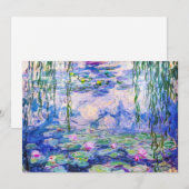 Claude Monet - Water Lilies / Nympheas 1919 Bedankkaart (Voorkant / Achterkant)