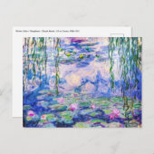 Claude Monet - Water Lilies / Nympheas 1919 Briefkaart (Voorkant / Achterkant)