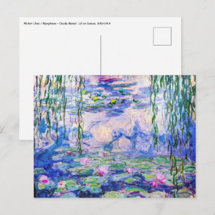 Claude Monet - Water Lilies / Nympheas 1919 Briefkaart