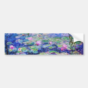 Claude Monet - Water Lilies / Nympheas 1919 Bumpersticker