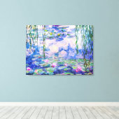 Claude Monet - Water Lilies / Nympheas 1919 Canvas Afdruk (Insitu (Houten vloer))