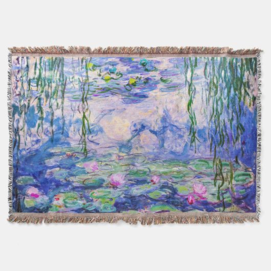 Claude Monet - Water Lilies / Nympheas 1919 Deken (Voorkant)