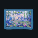 Claude Monet - Water Lilies / Nympheas 1919 Drievoud Portemonnee<br><div class="desc">Water Lilies / Nympheas (W.1852) - Claude Monet,  Oil on Canvas,  1916-1919</div>