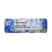 Claude Monet - Water Lilies / Nympheas 1919 Etiket (Voorkant)