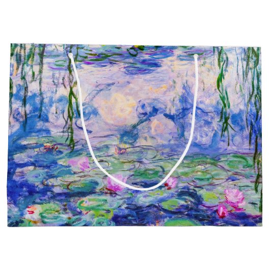 Claude Monet - Water Lilies / Nympheas 1919 Groot Cadeauzakje (Achterkant)
