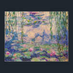 Claude Monet - Water Lilies / Nympheas 1919 Hout Afdruk<br><div class="desc">Water Lilies / Nympheas (W.1852) - Claude Monet,  Oil on Canvas,  1916-1919</div>