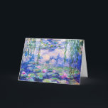 Claude Monet - Water Lilies / Nympheas 1919 Kaart<br><div class="desc">Water Lilies / Nympheas (W.1852) - Claude Monet,  Oil on Canvas,  1916-1919</div>