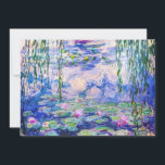 Claude Monet - Water Lilies / Nympheas 1919 Kaart<br><div class="desc">Water Lilies / Nympheas (W.1852) - Claude Monet,  Oil on Canvas,  1916-1919</div>