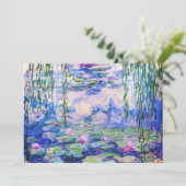Claude Monet - Water Lilies / Nympheas 1919 Kaart (Staand voorkant)