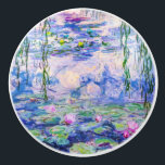 Claude Monet - Water Lilies / Nympheas 1919 Keramische Knop<br><div class="desc">Water Lilies / Nympheas (W.1852) - Claude Monet,  Oil on Canvas,  1916-1919</div>