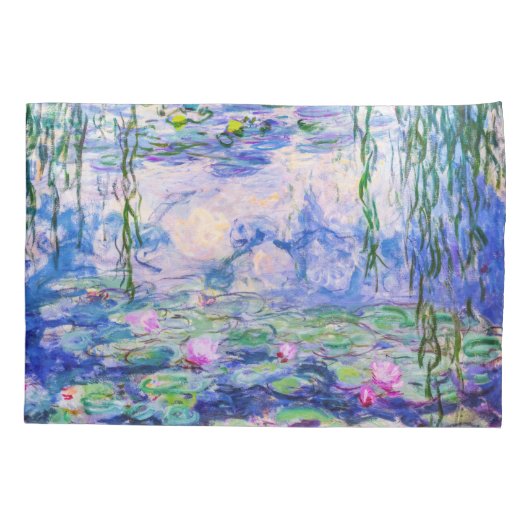 Claude Monet - Water Lilies / Nympheas 1919 Kussensloop (Achterkant)