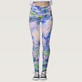 Claude Monet - Water Lilies / Nympheas 1919 Leggings (Voorkant)