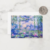 Claude Monet - Water Lilies / Nympheas 1919 Notitiekaartje (Voorkant / Achterkant in situ)