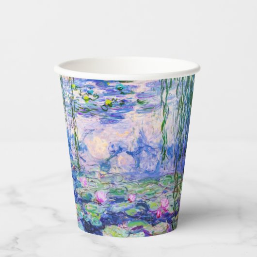 Claude Monet - Water Lilies / Nympheas 1919 Papieren Bekers (Voorkant)