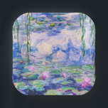 Claude Monet - Water Lilies / Nympheas 1919 Papieren Bordje<br><div class="desc">Water Lilies / Nympheas (W.1852) - Claude Monet,  Oil on Canvas,  1916-1919</div>