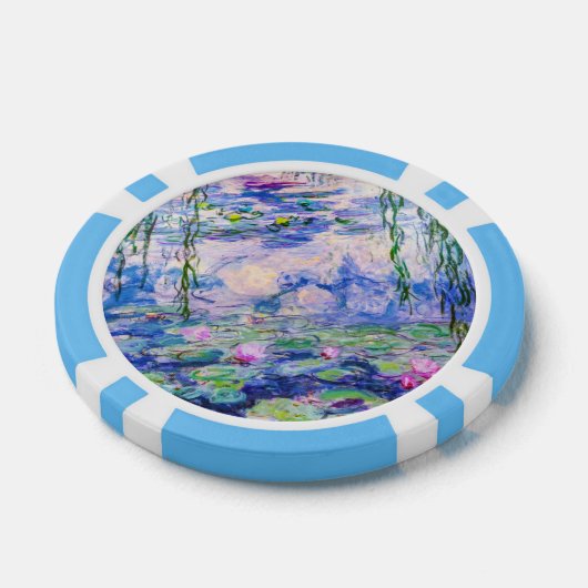 Claude Monet - Water Lilies / Nympheas 1919 Poker Chips (Enkel)