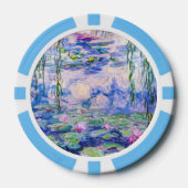 Claude Monet - Water Lilies / Nympheas 1919 Poker Chips (Voorkant)