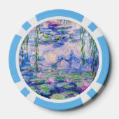 Claude Monet - Water Lilies / Nympheas 1919 Poker Chips (Achterkant)