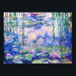 Claude Monet - Water Lilies / Nympheas 1919 Poster<br><div class="desc">Water Lilies / Nympheas (W.1852) - Claude Monet,  Oil on Canvas,  1916-1919</div>